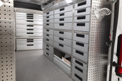 Bedrijfswageninrichting voorzien van laden Fiat Ducato L4