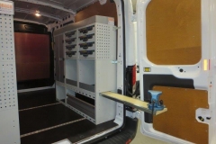 Bedrijfswageninrichting Ford Transit L2 H2 werkbank