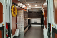 Bedrijfswageninrichting Ford Transit L3 met lades
