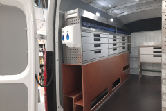 Bedrijfswageninrichting LDV Maxus L3 H3 met lades