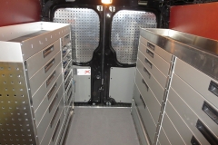 Bedrijfswageninrichting  MB Sprinter met lades
